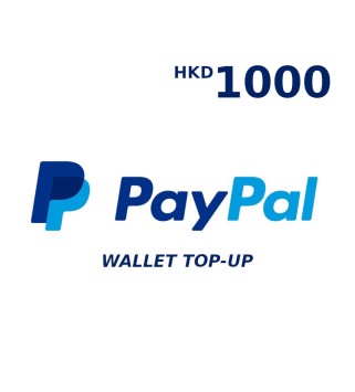 PayPal Wallet HKD 1000 Top Up Key GLOBAL